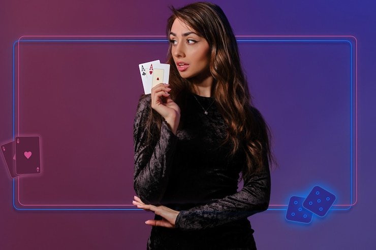 Antarmuka meja Teen Patti live dealer di aplikasi mobile lapakspin